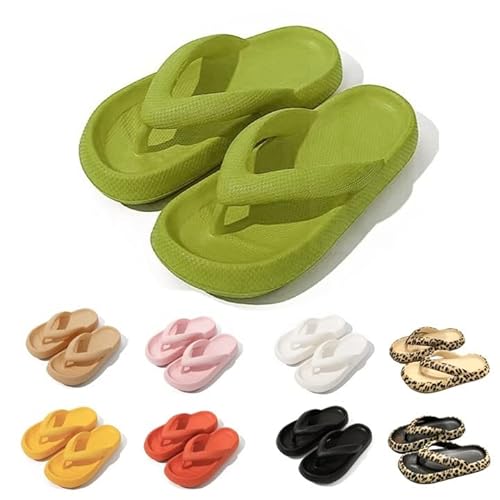 Menore Superweiche Flip Flops Damen EVA Rutschfeste Badeschuhe Dickere Sohle Zehentrenner Hausschuhe Slippers Dusch Sommer Badelatschen Sandale von Menore