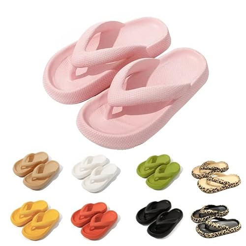 Menore Superweiche Flip Flops Damen EVA Rutschfeste Badeschuhe Dickere Sohle Zehentrenner Hausschuhe Slippers Dusch Sommer Badelatschen Sandale von Menore