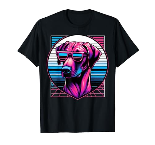 Ridgeback Vintage Rhodesian Ridgeback Lover für Herren und Damen T-Shirt von Mens, Womens and Kids Rhodesian Ridgeback Dog