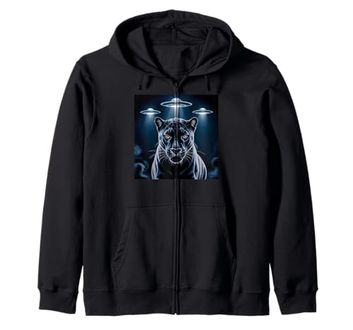 Black Panther Selfie für Kinder mit Alien-UFOs Black Panther Party Kapuzenjacke Black Panther Selfie für Kinder mit Alien-UFOs Black Panther Party Kapuzenjacke von Mens Black Panther Costume Adult Clothing