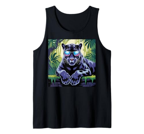Black Panther Sonnenbrille Mädchen Jungen Vintage Black Panther Party Tank Top Black Panther Sonnenbrille Mädchen Jungen Vintage Black Panther Party Tank Top von Mens Black Panther Costume Adult Clothing