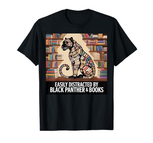 Kinder Black Panther Mädchen Jungen Bücher Nerd Black Panther Party T-Shirt Kinder Black Panther Mädchen Jungen Bücher Nerd Black Panther Party T-Shirt von Mens Black Panther Costume Adult Clothing