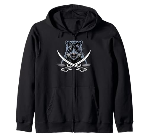 Kinder Black Panther Pirat Skull Crossbones Black Panther Kapuzenjacke Kinder Black Panther Pirat Skull Crossbones Black Panther Kapuzenjacke von Mens Black Panther Costume Adult Clothing