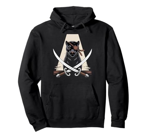 Kinder Black Panther Pirat Skull Crossbones Black Panther Pullover Hoodie von Mens Black Panther Costume Adult Clothing