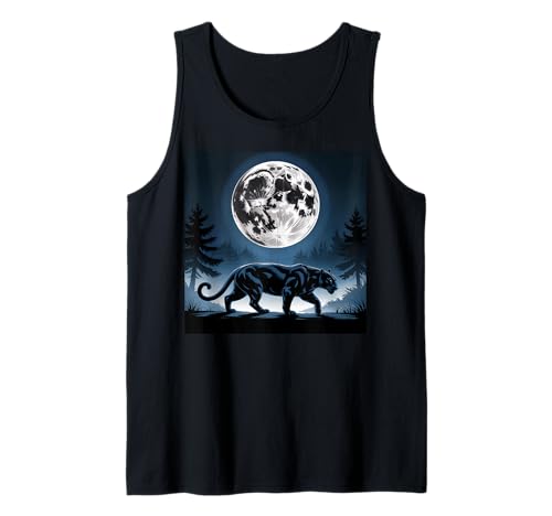 Kinder Black Panther Vollmond Bäume Sasquatch Black Panther Tank Top Kinder Black Panther Vollmond Bäume Sasquatch Black Panther Tank Top von Mens Black Panther Costume Adult Clothing