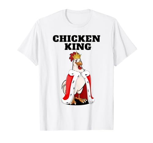 Chicken King | Herren Chicken Lover Shirt | Pet Chicken T-Shirt von Mens Chicken Shirts