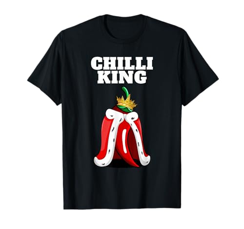 Chilli King | Herren Chili Pepper Lover Shirt | Cute Chilli T-Shirt Chilli King | Herren Chili Pepper Lover Shirt | Cute Chilli T-Shirt von Mens Chilli Shirts