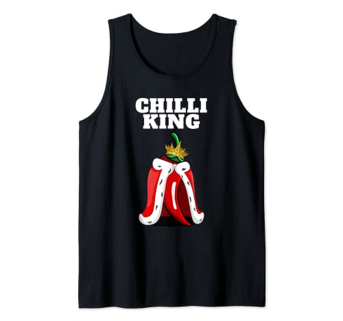 Chilli King Herren-Shirt, Chilischote Tank Top Chilli King Herren-Shirt, Chilischote Tank Top von Mens Chilli Shirts