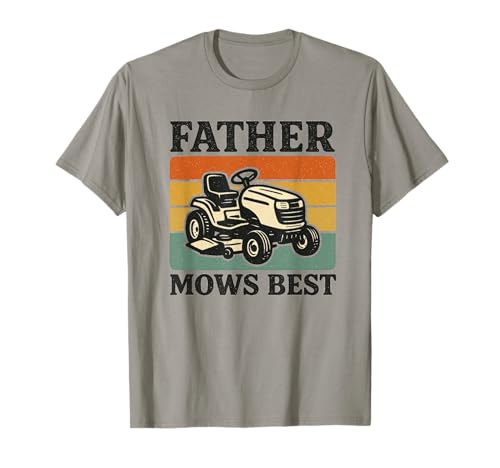 Lustiges Vatermäh-T-Shirt für Herren, Geschenk zum Vatertag T-Shirt Lustiges Vatermäh-T-Shirt für Herren, Geschenk zum Vatertag T-Shirt von Mens Father Mows Best Funny Fathers Day Tee Gift
