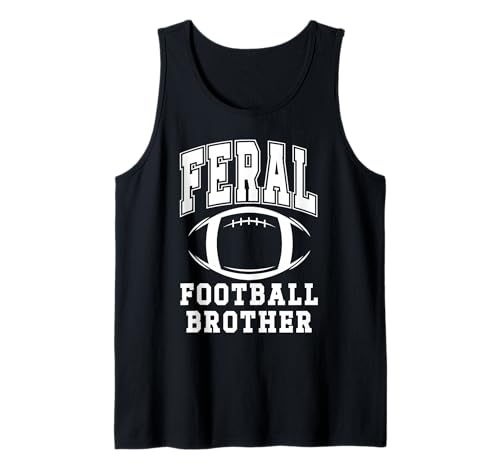 Herren Feral Football Brother Loud Proud Football Bro Greatest Fan Tank Top Herren Feral Football Brother Loud Proud Football Bro Greatest Fan Tank Top von Mens Football Brother Shirts,Kids Brother Football