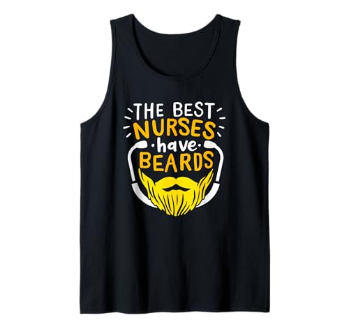Lustiger Pfleger für Herren mit Bartpflege Krankenschwester Tank Top Lustiger Pfleger für Herren mit Bartpflege Krankenschwester Tank Top von Mens Funny Carer with Beard Funny Desgins For Men.