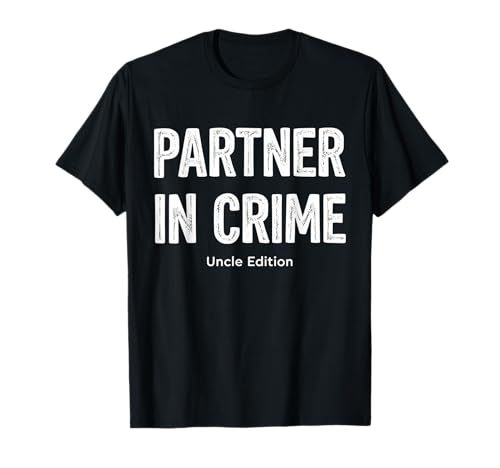 Herren Onkel Partner In Crime Cool Uncle Club Erwachsene Humor Geschenk T-Shirt Herren Onkel Partner In Crime Cool Uncle Club Erwachsene Humor Geschenk T-Shirt von Mens Funny Partner In Crime Uncle Edition Gift Tee