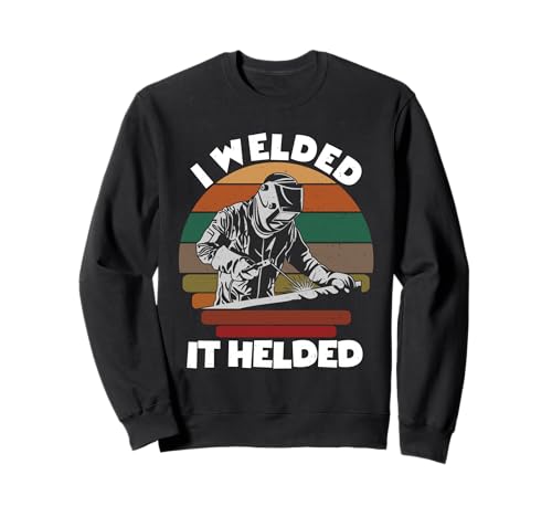 Herren I Welded It Helded Welder Fun Retro Welding Silhouette Sweatshirt Herren I Welded It Helded Welder Fun Retro Welding Silhouette Sweatshirt von Mens I Welded It Helded Welder Fun Welding