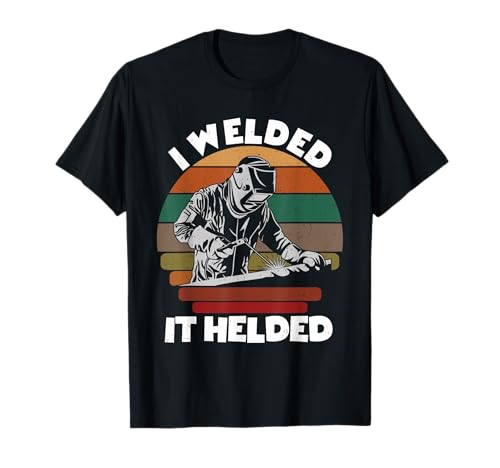 Herren I Welded It Helded Welder Fun Retro Welding Silhouette T-Shirt Herren I Welded It Helded Welder Fun Retro Welding Silhouette T-Shirt von Mens I Welded It Helded Welder Fun Welding