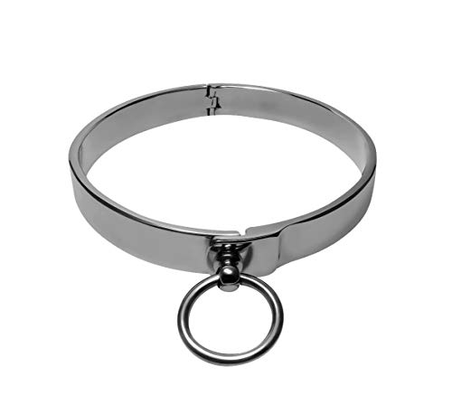 Mens-Shop24 Metall Halsband Halsreif Halsfessel Bondage Sklaven-Sexspielzuege abschraubbaren O-Ring Erotik für Männer Frauen Paare (Innen Ø 150 mm) von Mens-Shop24