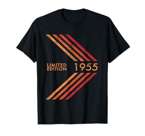 70. Geburtstag für Männer Frauen 1955 Limited Edition Pfeil T-Shirt von Mens Womens 70th Birthday 1955 Limited Edition