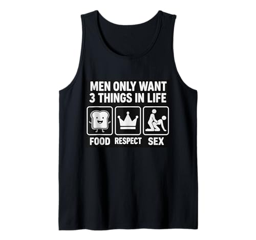 MÄNNER WOLLEN NUR 3 Dinge Erwachsene Tank Top von Mens adult Tees Store