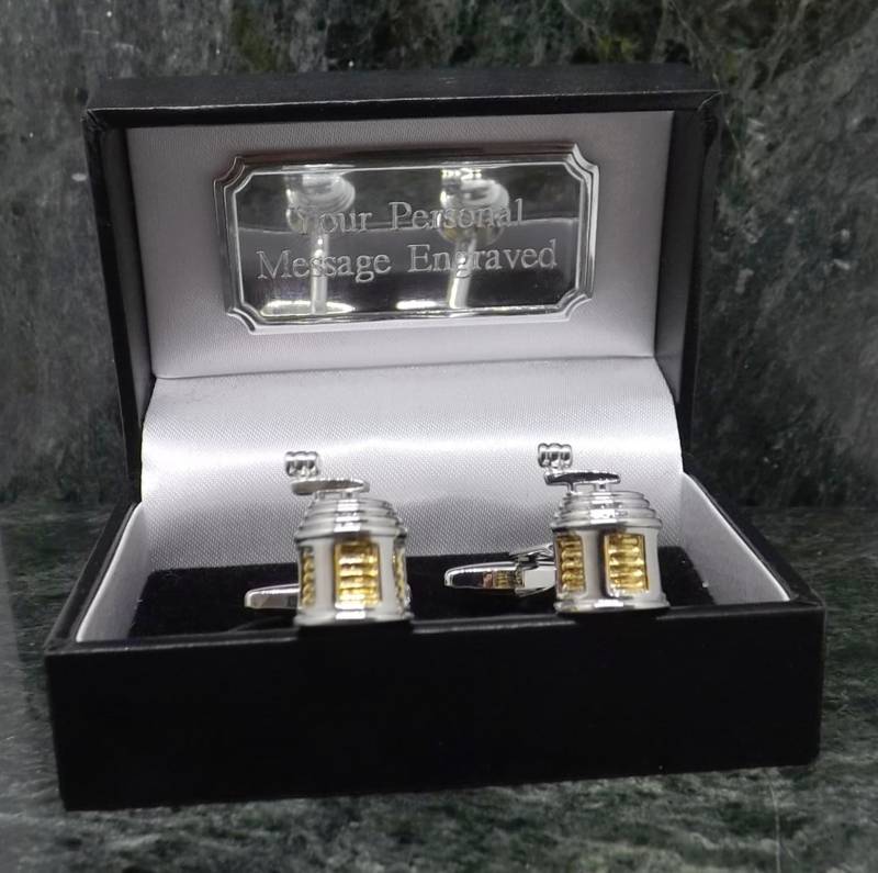 Manschettenknöpfe Mit Angelrolle Personalisiert Geschenk Für Ihn Geburtstag Manschettenknopf Jahrestag Weihnachten von MensGiftsOnline