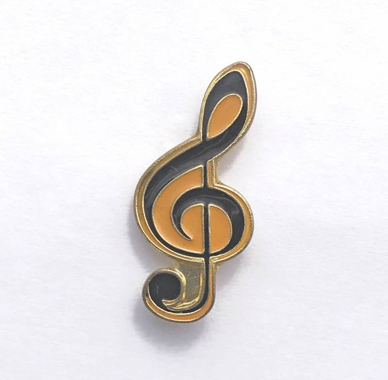 Jahrgang Violinschlüssel Tie Tack - Musiknote Anstecknadel 1149 von MensVintageSwag