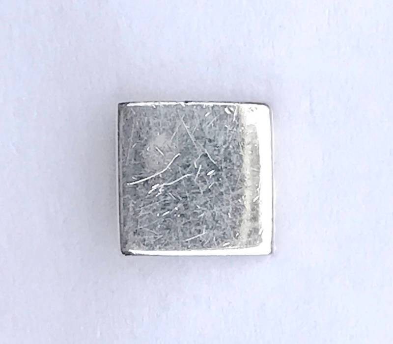 Vintage Silber Platz Tie Tack - Einfache Moderne Anstecknadel 1156 von MensVintageSwag