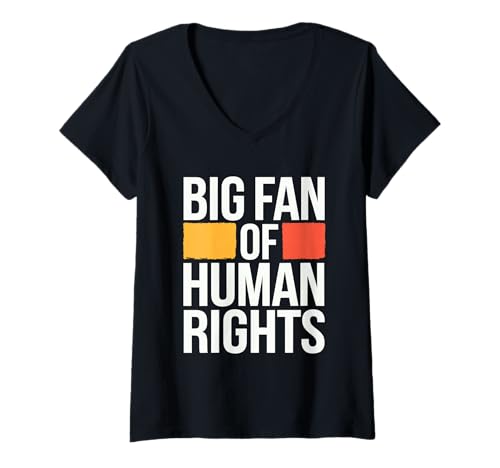 Damen Menschenrechte Tshirt Frauen Protest Femismus Frauenrechte T-Shirt mit V-Ausschnitt von Menschenrechte TShirt Equality Feministinnen