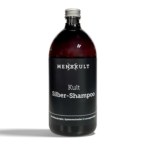 MENSKULT Silber-Shampoo beeindruckende Herren Haarpflege (1000 ml) von Menskult