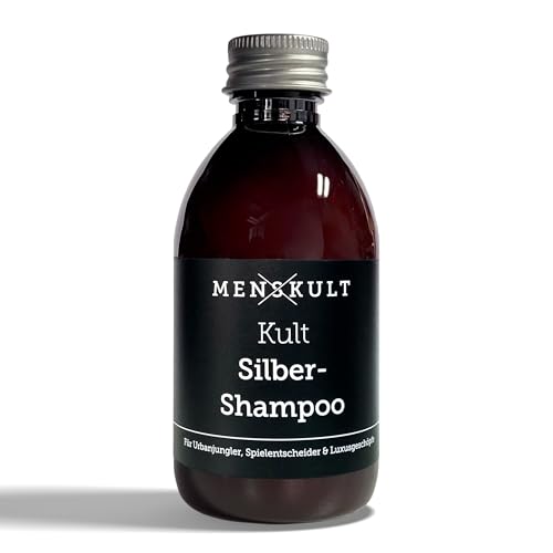 MENSKULT Silber-Shampoo beeindruckende Herren Haarpflege (250 ml) von Menskult
