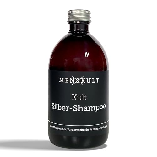 MENSKULT Silber-Shampoo beeindruckende Herren Haarpflege (500 ml) von Menskult