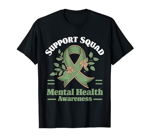 Wear Mental Health Awareness Month, Green Ribbon Damen T-Shirt Wear Mental Health Awareness Month, Green Ribbon Damen T-Shirt von Mental Health Awareness squad