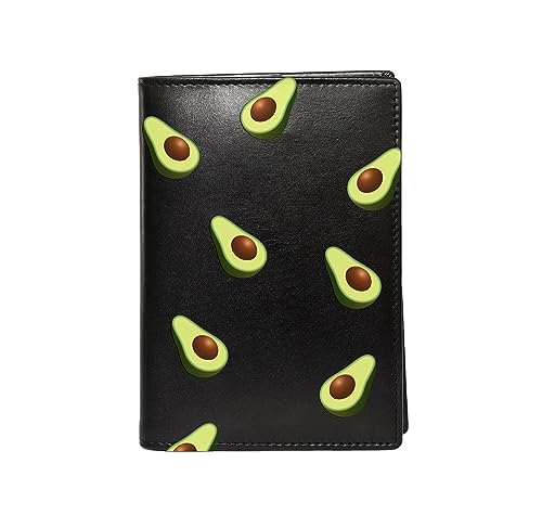 Menzo Reisepasshülle aus echten Leder, Reisepass Etui mit Aufdruck, Passhülle für Reisepass ab 2007 für Damen und Herren (Avocado) von Menzo