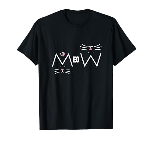 Lustiges Katzen-Mau-Shirt, niedliches MIAU-Katzenliebhaber, Geschenk für Frauen und Katzen T-Shirt Lustiges Katzen-Mau-Shirt, niedliches MIAU-Katzenliebhaber, Geschenk für Frauen und Katzen T-Shirt von Meow Family Reunion Birthday Gift Idea