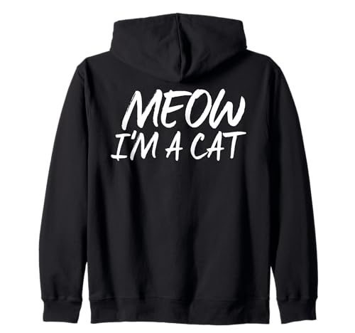 Meow I'm A Cat – Halloween-Kostüm für Herren, Damen, Mädchen, Kinder Kapuzenjacke Meow I'm A Cat – Halloween-Kostüm für Herren, Damen, Mädchen, Kinder Kapuzenjacke von Meow I'm A Cat, Funny Halloween Shirts & gifts