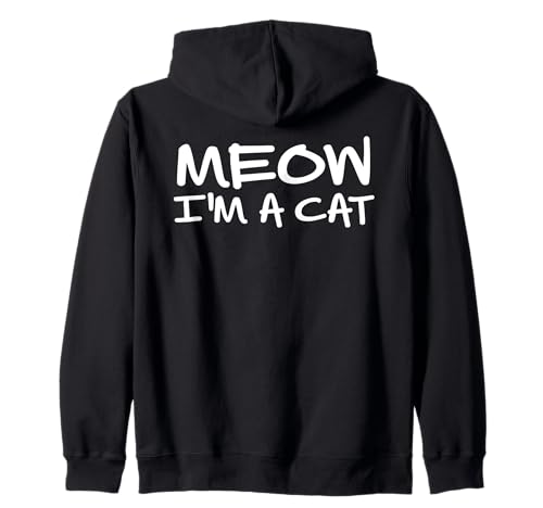 Meow I'm A Cat – Halloween-Kostüm für Herren, Damen, Mädchen, Kinder Kapuzenjacke Meow I'm A Cat – Halloween-Kostüm für Herren, Damen, Mädchen, Kinder Kapuzenjacke von Meow I'm A Cat, Funny Halloween Shirts & gifts