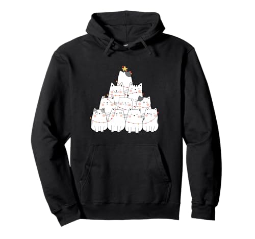Katze Weihnachtsbaum Xmas Urlaub Männer Frauen Kinder Meowy Catmas Pullover Hoodie Katze Weihnachtsbaum Xmas Urlaub Männer Frauen Kinder Meowy Catmas Pullover Hoodie von Meowy Catmas Shirt Cat Christmas Gifts