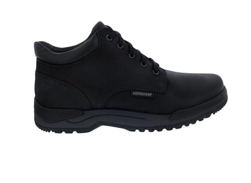 Mephisto Clement Halbschuh, Fettleder, Hydro Protect, Grizzly 100, Black Schwarz Gr. 45 1/2 von Mephisto