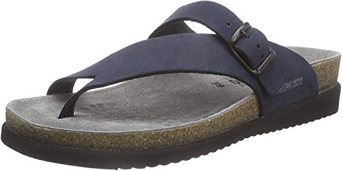 Mephisto Damen Helen SANDALBUCK 6045 Zehentrenner, Blau (Navy), 39 von Mephisto