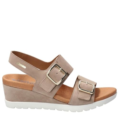 Mephisto GEMÜTLICH Y ELEGANTE SANDALE DAMEN YSABEL NUBUCK TAUPE talla numeric_39 von MEPHISTO