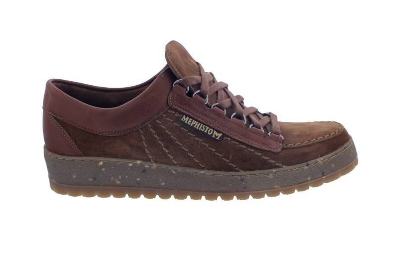 Mephisto Mephisto Rainbow Halbschuh 9858/ 1335, Brown, Velourleder/ Glattleder Schnürschuh von Mephisto