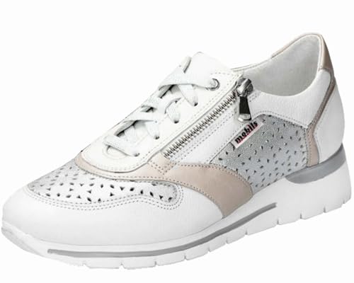 Mephisto Mobils by Ereen Perf Ceylon Damen-Basket_Mode_Niedrig Hellgrau Fantasie, weiß, 38.5 EU von Mephisto