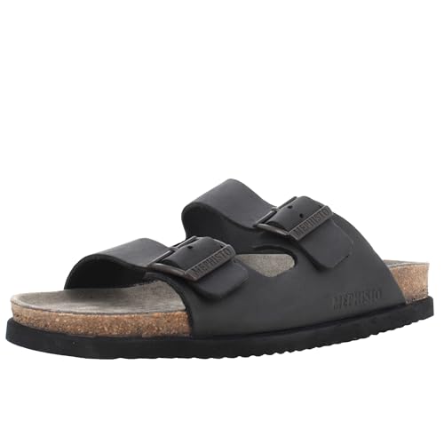 Mephisto NERIO Andere Herren Sandalen, Schwarz - Schwarz - Größe: 44 EU von Mephisto