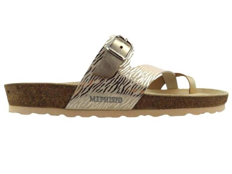 Mephisto Nalia gold Pantolette von Mephisto