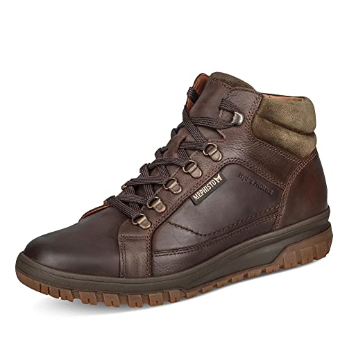 Mephisto Pitt 4265-P5141032 151 Herren Schnürboots wasserabweisend Leder Uni, Groesse 42, Dunkelbraun von Mephisto