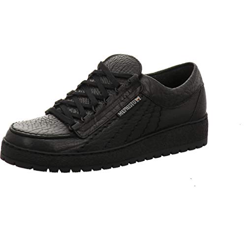 Mephisto Rainbow Schnürschuh für Herren aus schwarzem Leder (Numeric_43_Point_5) von Mephisto