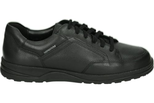 Mephisto Raphy Halbschuh, Vollnarben Glattleder, schwarz, Wechselfußbett schwarz Gr. 42 von Mephisto