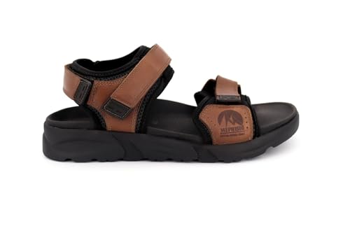 Mephisto Tito Trekkingsandale, Nevada (Glattleder), Chestnut, Klettverschluss, Größe 41 von Mephisto