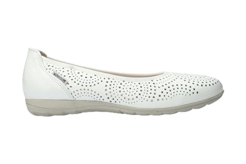 Mephisto - Verschluss Elsie PERF Weiss aus Leder - Absatzhöhe - 1,2 cm von Mephisto