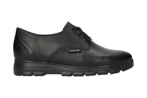 Mephisto - Verschluss Halbschuhe Charlize Schwarz aus Leder - Absatzhöhe Schnürsenkel - 1,5 von Mephisto