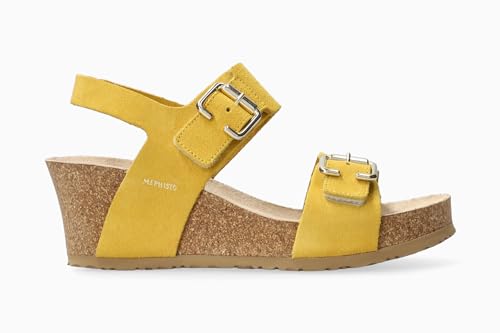 Mephisto - Verschluss Lissandra GELB aus Ungefüttert - Absatzhöhe Klettverschluss - 3,5 cm von Mephisto