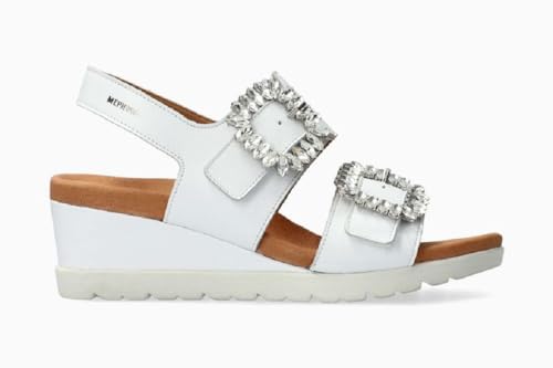 Mephisto - Verschluss SANDALEN YSABEL SPARK SCHWARZ aus Leder - Absatzhöhe Klettverschluss - 3 cm von Mephisto