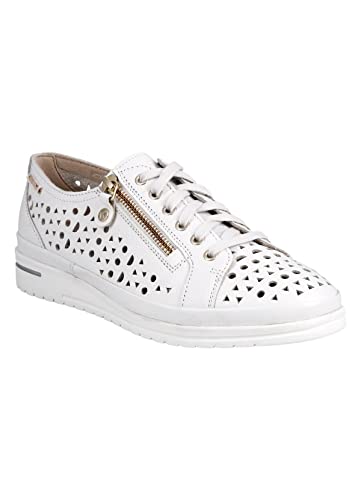 Mephisto - Verschluss SCHUHE JUNE PERF WEISS aus LEDER - Absatzhöhe REISSVERSCHLUSS UND SCHNÜRSENKEL - 1,2 cm Mephisto - Verschluss SCHUHE JUNE PERF WEISS aus LEDER - Absatzhöhe REISSVERSCHLUSS UND SCHNÜRSENKEL - 1,2 cm von Mephisto